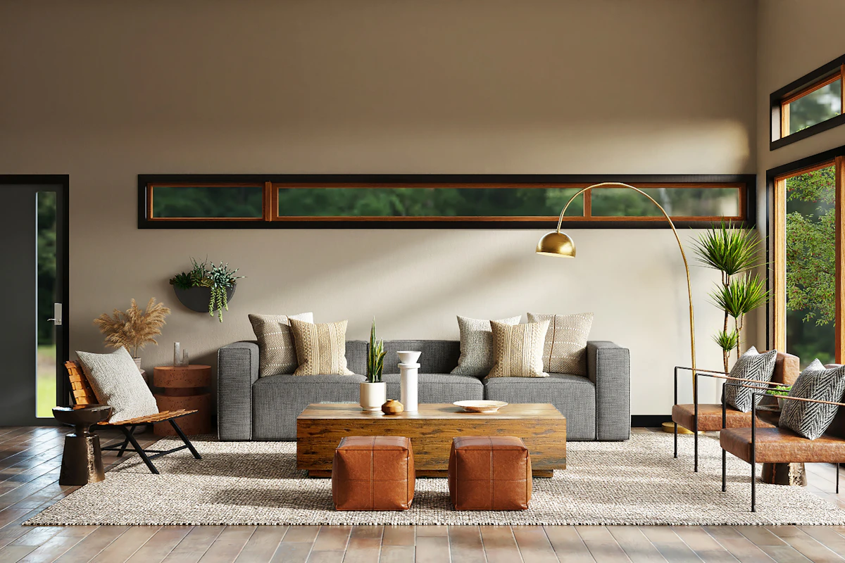 Room setting with DIY Flooring Repairs: Fixing Common Issues in Malaysian Homes