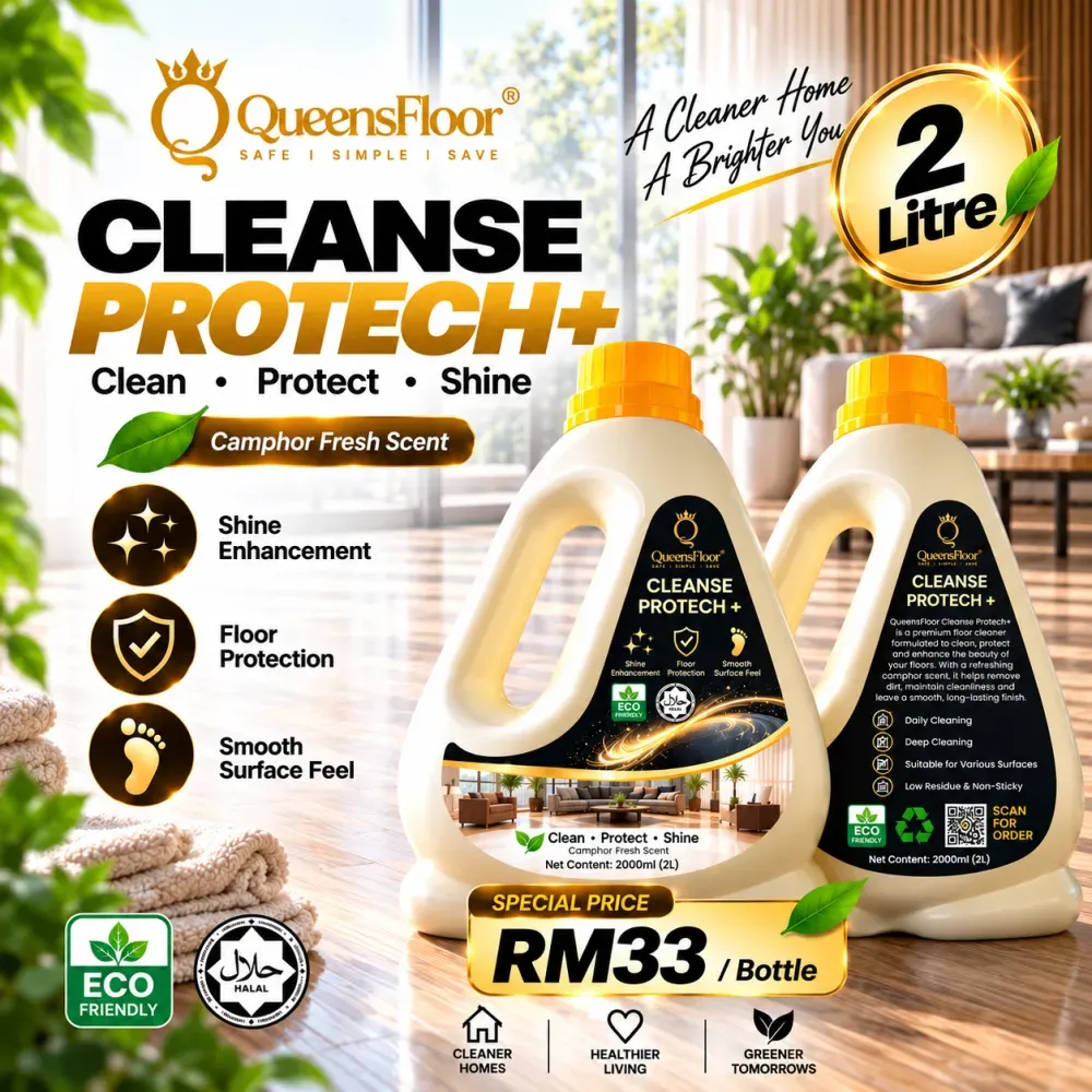 Cleanse Protech+ 2 Litre bottle specifications and RM33 pricing breakdown
