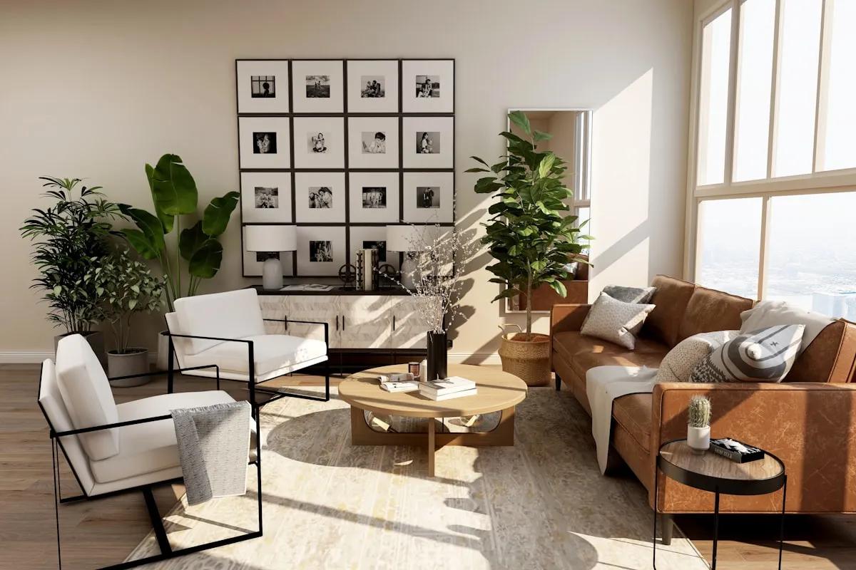 Room setting with Natural Stone