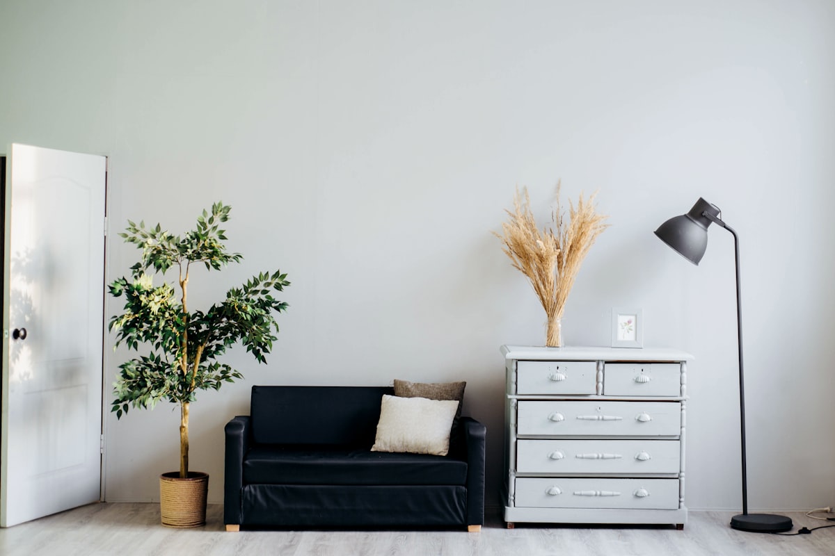 Room setting with Tiles vs. Vinyl vs. Laminate for Malaysian Homes